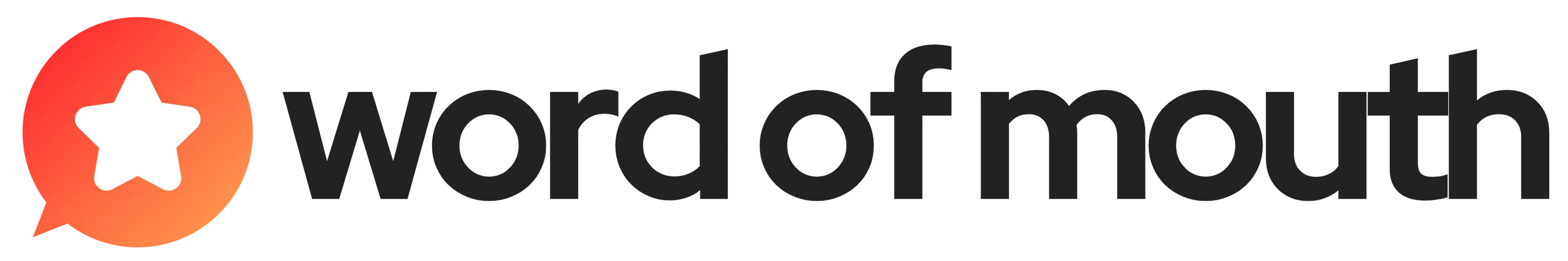 Wordofmouth logo mailer
